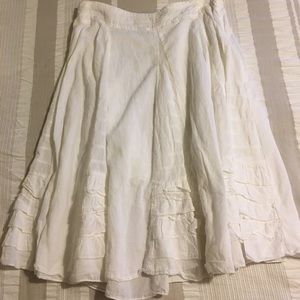 White skirt size medium